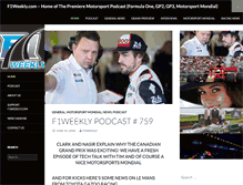 Tablet Screenshot of grandprixweekly.com